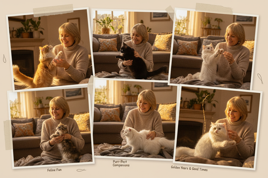 Cat moms sharing stories about indoor cats playing again