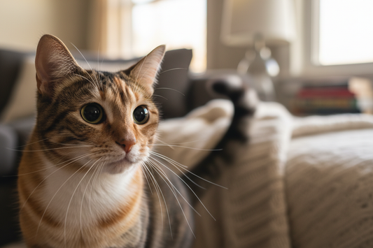 Indoor cat ignoring toys because play feels too predictable