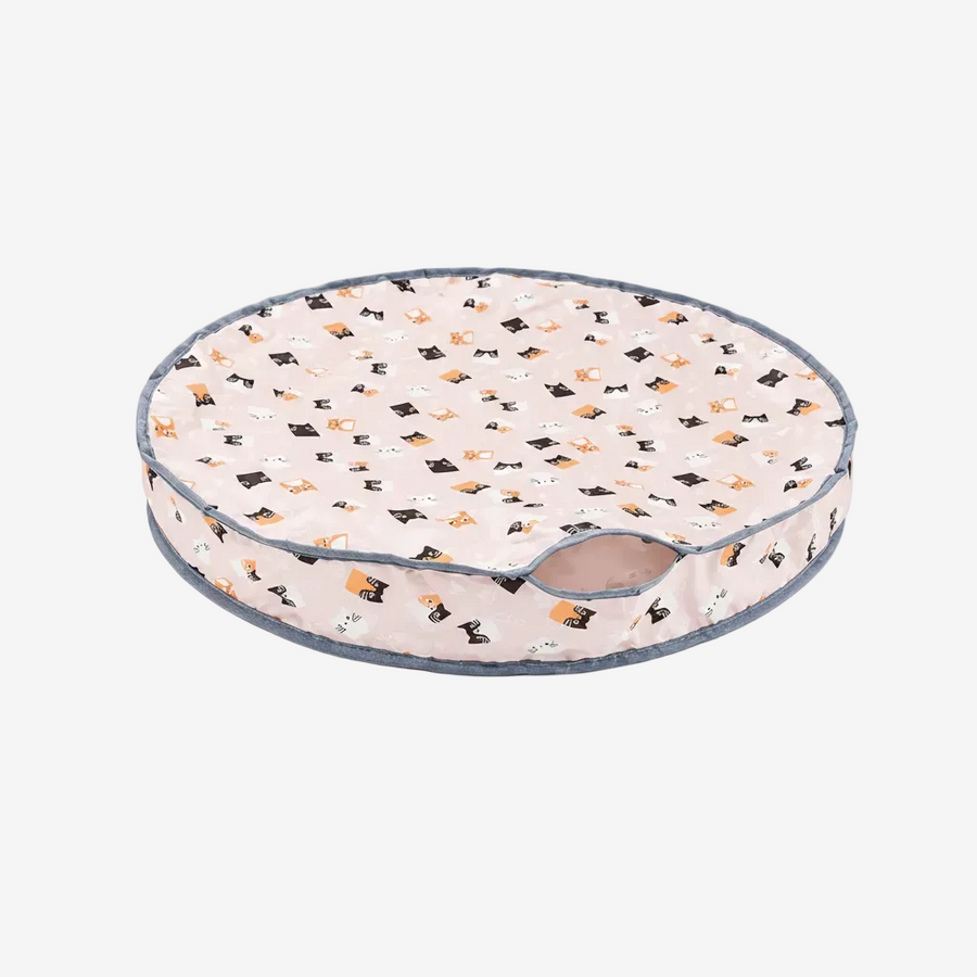 Hunting Cover hide-and-pounce cat toy accessory for indoor play