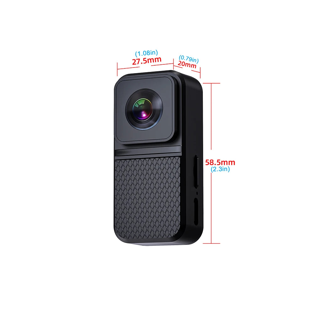 WhiskerView camera dimensions: 58.5 by 27.5 by 20 millimeters