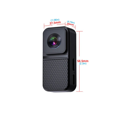 WhiskerView camera dimensions: 58.5 by 27.5 by 20 millimeters
